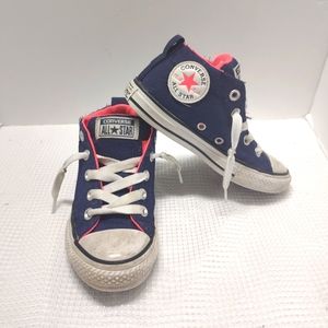 Converse All-Star High Top Sneaker Navy Blue/Pink